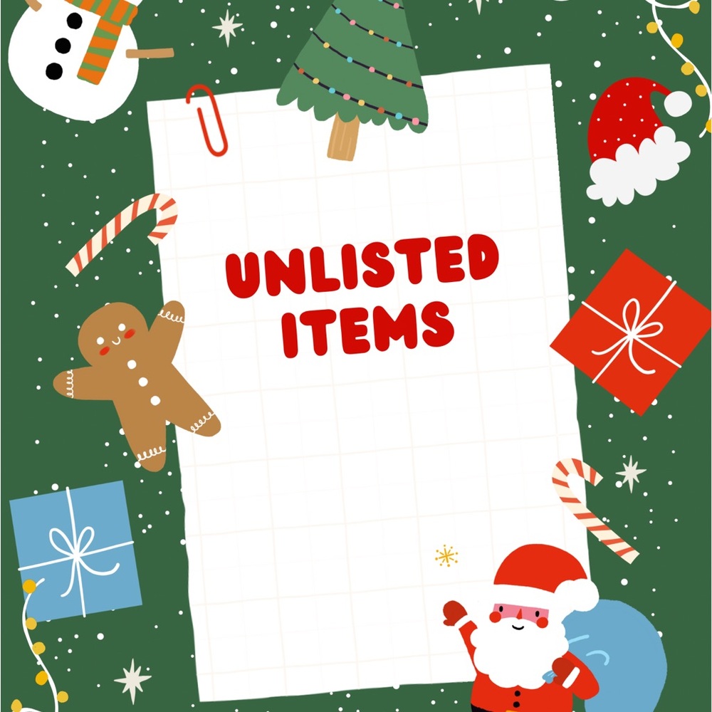Unlisted Items